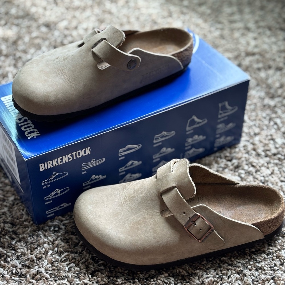 Boston Tabasco brown Oiled leather Birkenstock clog size 36 or women’s 5